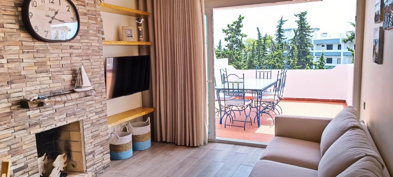 Blue & Yellow Penthouse With Terrace At Balaia Mar อัลบูเฟรา ภายนอก รูปภาพ