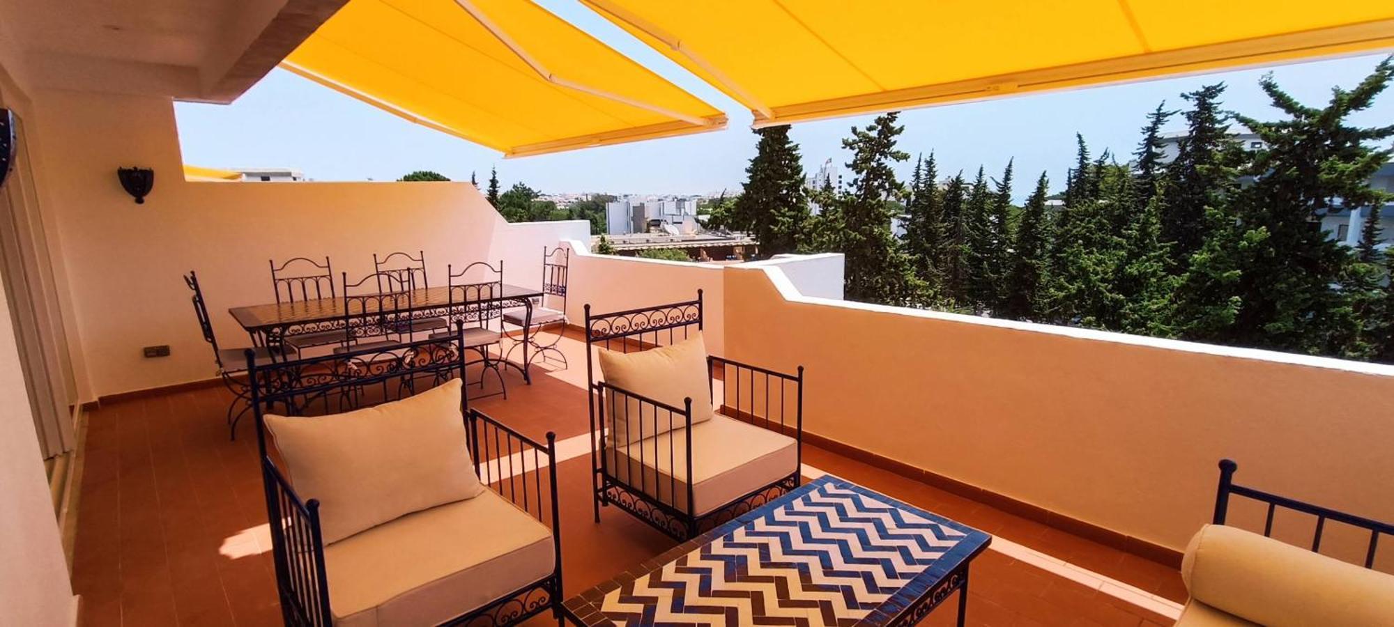 Blue & Yellow Penthouse With Terrace At Balaia Mar อัลบูเฟรา ภายนอก รูปภาพ